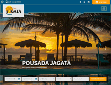 Tablet Screenshot of pousadajagata.com.br